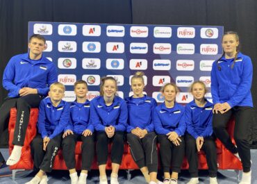 Noored trampoliinvõimlejad osalesid Sofias World Age Group Competition´l